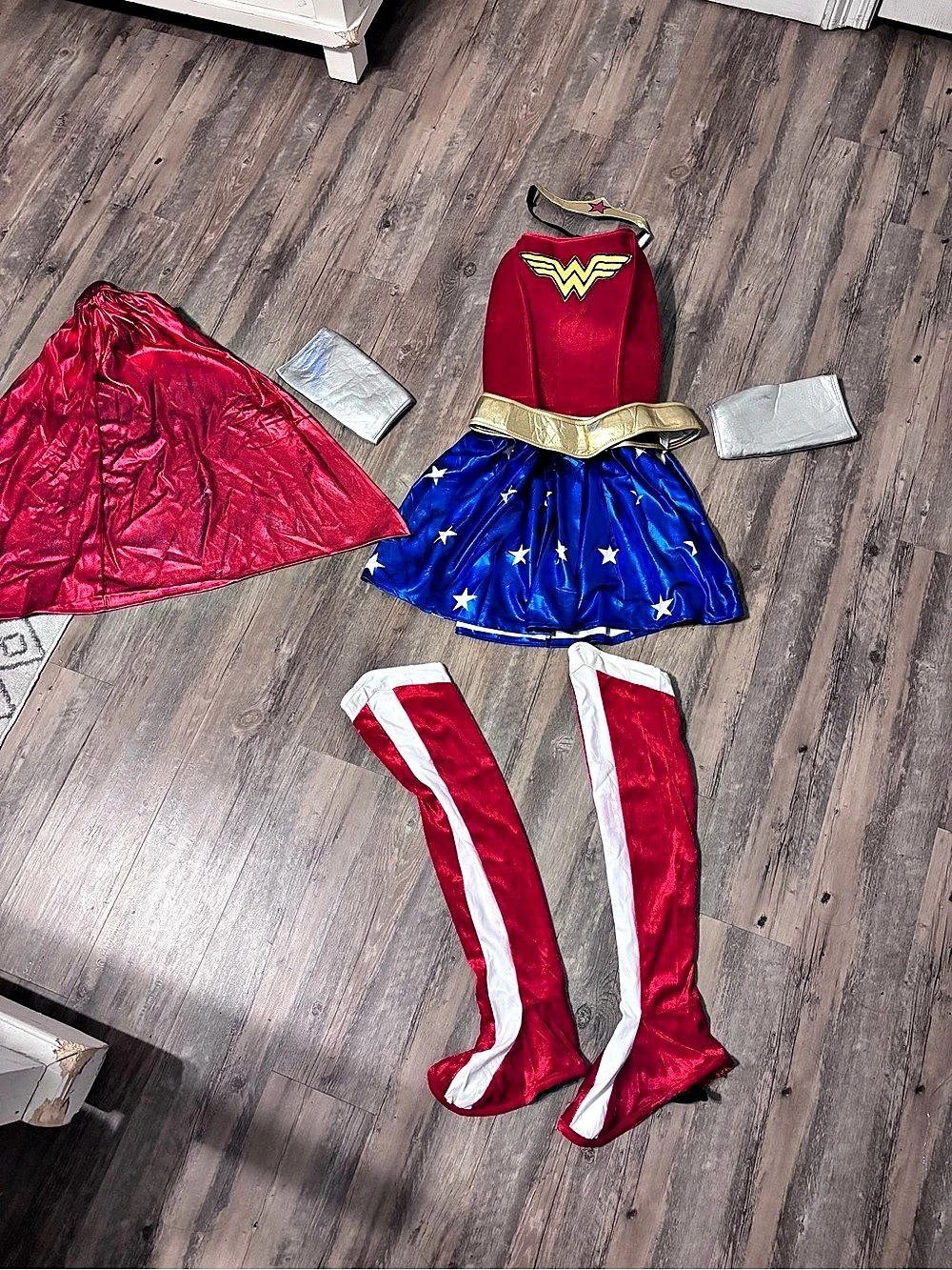 Secret Wishes Wonder Woman Costume Red Blue Small